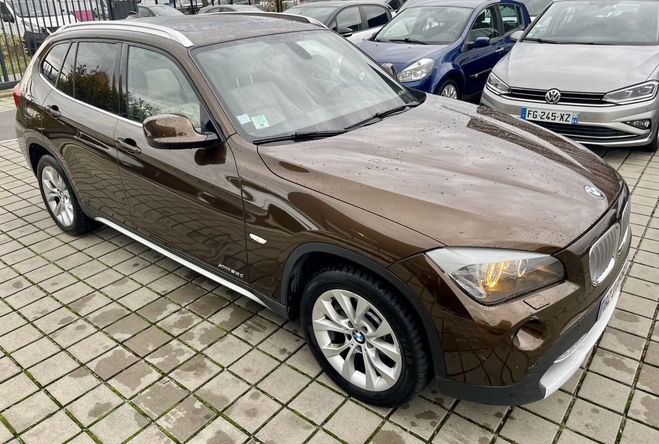 BMW X1 xDrive23dA 204ch Sport Design CONFORT A Marron Mtallis de 2011