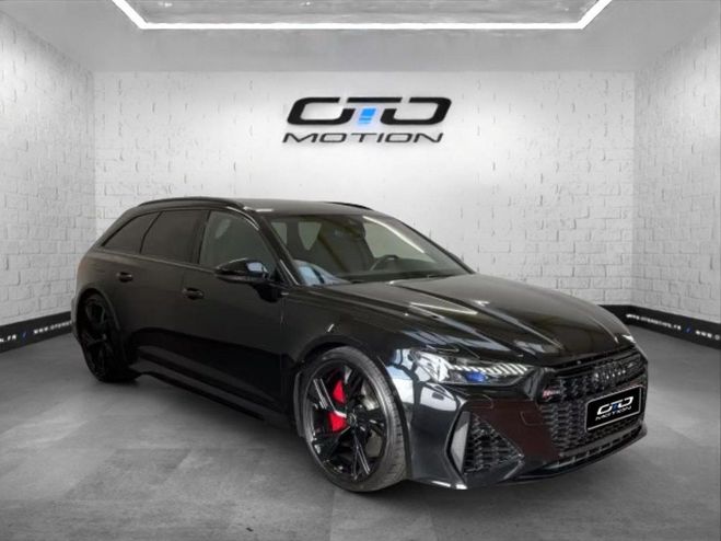 Cliquer pour voir la photo suivante Audi RS6 AVANT /IMMAT FR/ V8 4.0 TFSI 600 Tiptron Noir de 2022