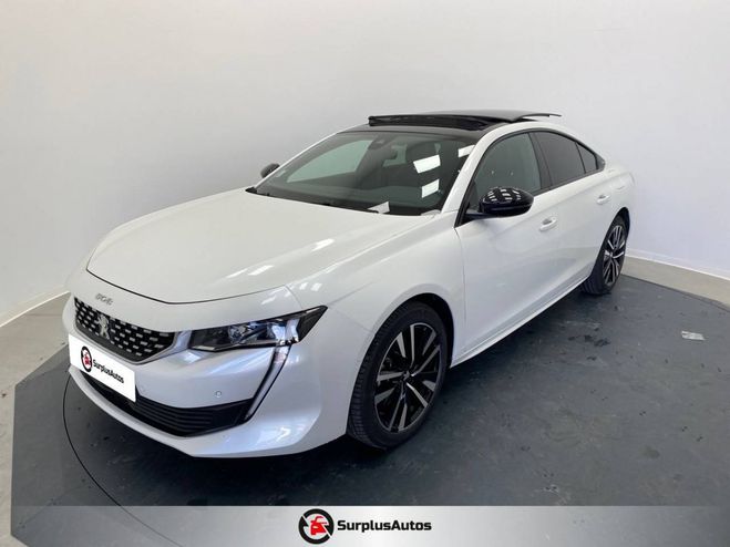 Cliquer pour voir la photo suivante Peugeot 508 HYBRID 225 E-EAT8 GT 5 portes (avril 202 Blanc de 2021