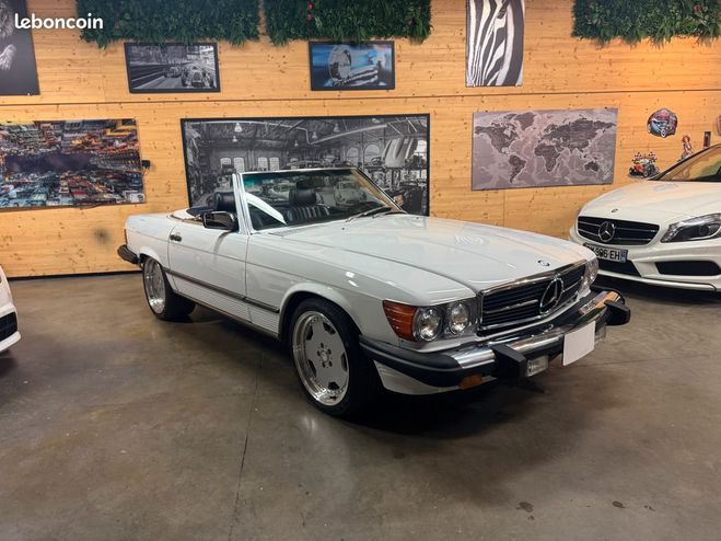 Cliquer pour voir la photo suivante Mercedes 560 560SL V8 Ex Olivier Panis Blanc de 1988