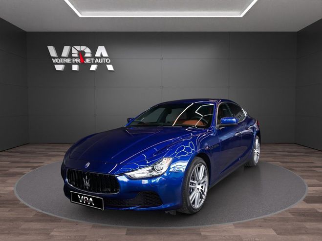 Maserati Ghibli S Q4  3.0 V6 Biturbo 411 ch  Automatiq Bleu de 2016