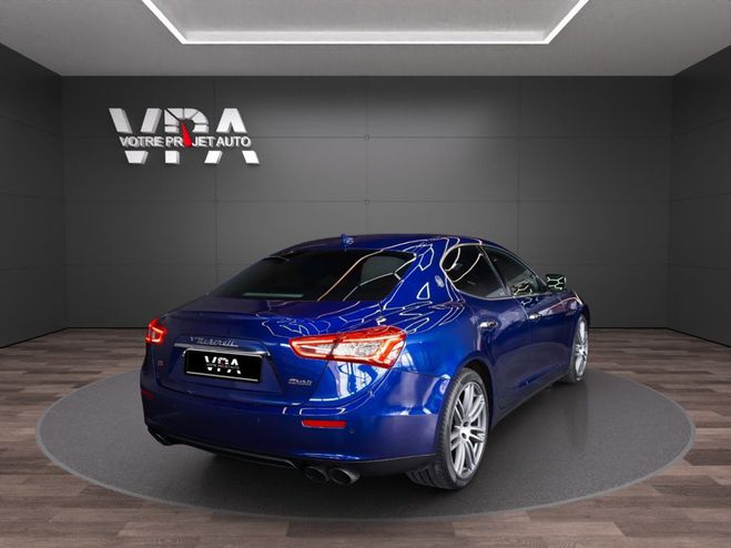 Maserati Ghibli S Q4  3.0 V6 Biturbo 411 ch  Automatiq Bleu de 2016