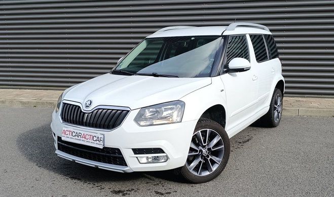 Cliquer pour voir la photo suivante Skoda Yeti PHASE 2 1.4 TSI 125 DRIVE DSG BVA Blanc Métallisé de 2017
