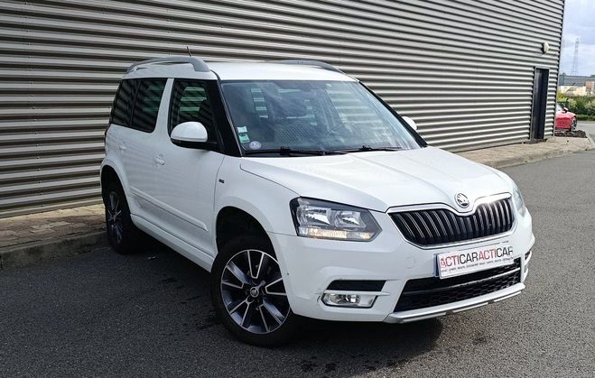 Skoda Yeti PHASE 2 1.4 TSI 125 DRIVE DSG BVA Blanc Mtallis de 2017
