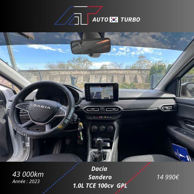 Dacia Sandero 1.0 ECO-G 100CH EXPRESSION Blanc de 2023