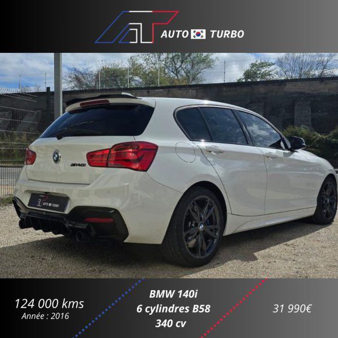 BMW Serie 1 (F21/F20) M140IA XDRIVE 340CH 5P Blanc de 2016
