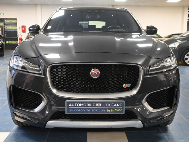Jaguar F Pace V6 3.0 D - 300 ch AWD BVA8 S Gris Fonc de 2016
