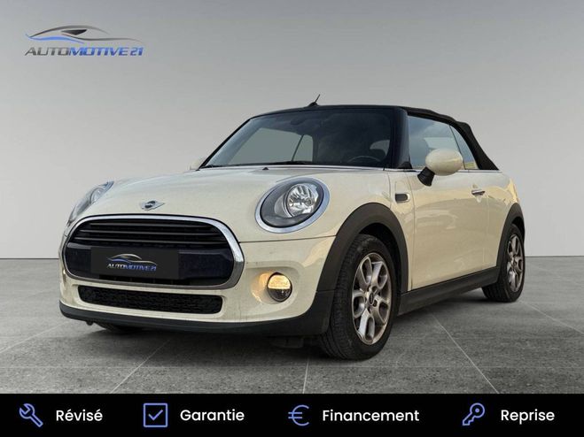 Mini Cabrio Cooper D 116ch Chili BLANC de 2017