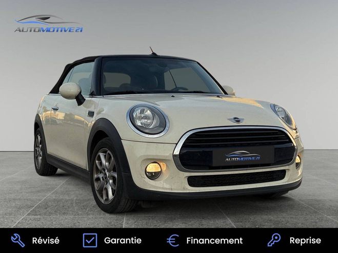 Mini Cabrio Cooper D 116ch Chili BLANC de 2017