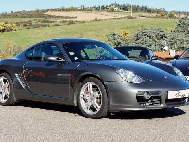 Cliquer pour voir la photo suivante Porsche Cayman 987 S BVM 3.4L 295ch / Faible kilométrag Gris Meteor de 2007