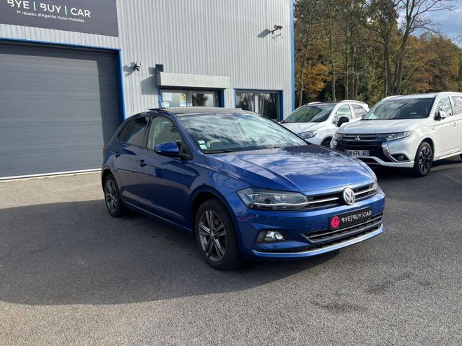 Volkswagen Polo 1.0 TSI 115 CH BVA DSG 7 CARAT ATTELAGE  BLEU FONCE de 2018