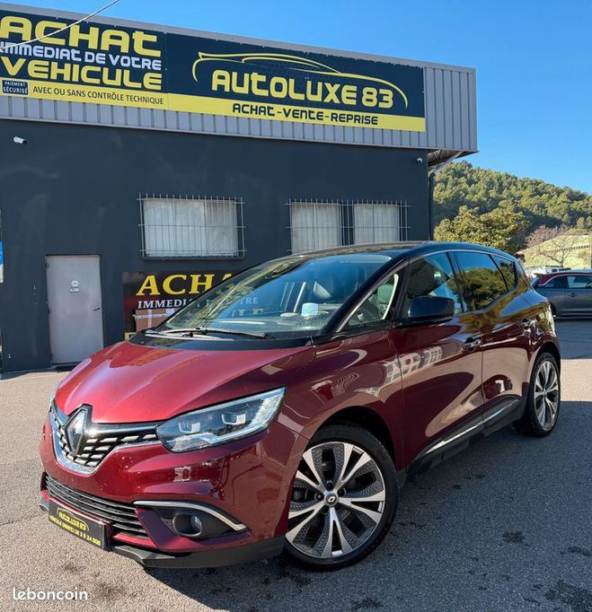 Cliquer pour voir la photo suivante Renault Scenic 1.5 dci 110 cv boite automatique Rouge de 2017