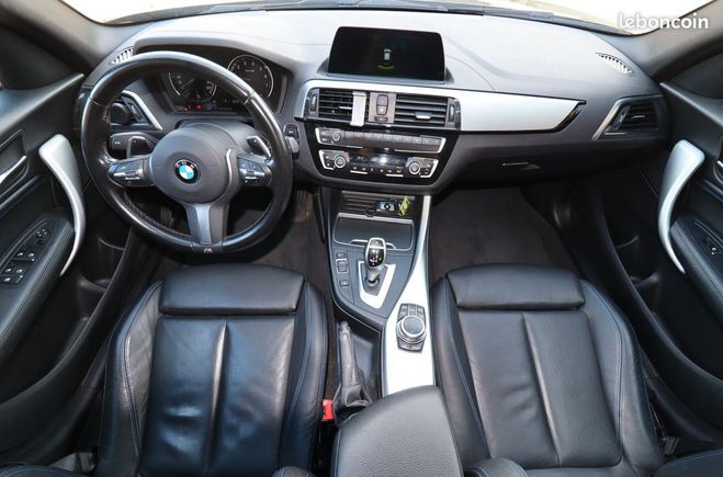 BMW Serie 1 2.0 120 i 185 ch pack m bva8  siege chau Noir de 2018