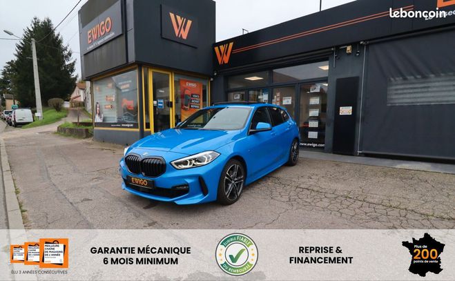 Cliquer pour voir la photo suivante BMW Serie 1 1.5 118 i 135 ch m sport bva toit ouvr Bleu de 2021