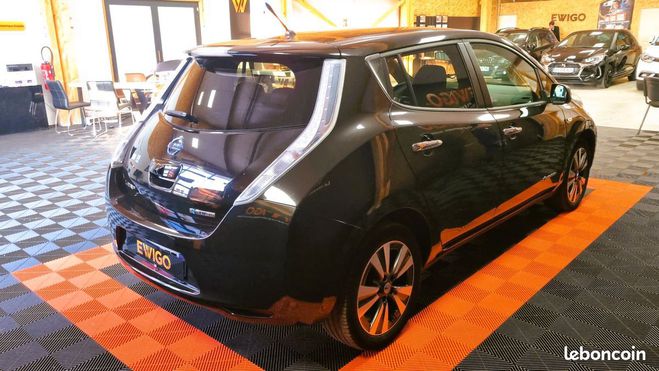 Nissan Leaf electric 110 24kwh avec-batterie tekna b Noir de 2014