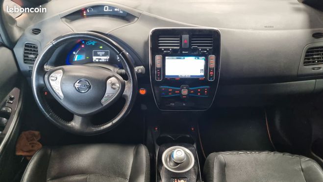 Nissan Leaf electric 110 24kwh avec-batterie tekna b Noir de 2014