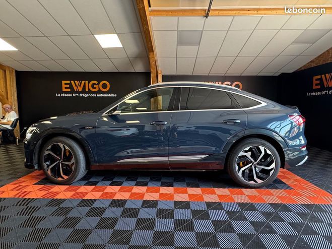 Audi e-tron 55 sportback quattro s line Bleu de 2021