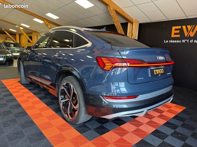 Audi e-tron 55 sportback quattro s line Bleu de 2021