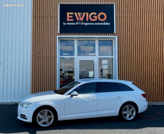 Audi A4 Avant 2.0 tdi 150 s-line s-tronic bva vi Blanc de 2017