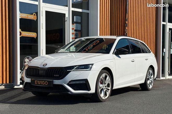 Skoda Octavia Combi rs 1.4 tsi iv 245h 150 phev 4x2 ds Blanc de 2021