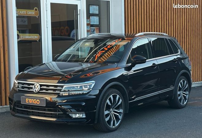 Volkswagen Tiguan 2.0 tdi 150 black r-line toit ouvrant    Noir de 2017