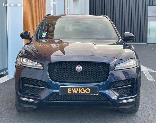 Jaguar F Pace 3.0 R-SPORT 300 Cv AWD BVA Entretien con Bleu de 2019