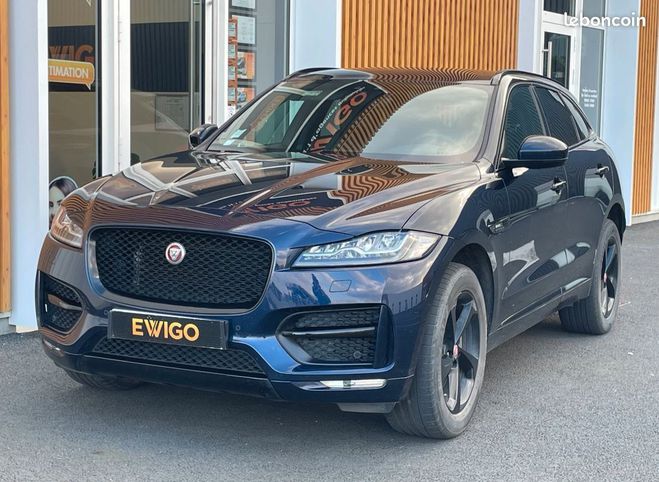 Jaguar F Pace 3.0 R-SPORT 300 Cv AWD BVA Entretien con Bleu de 2019