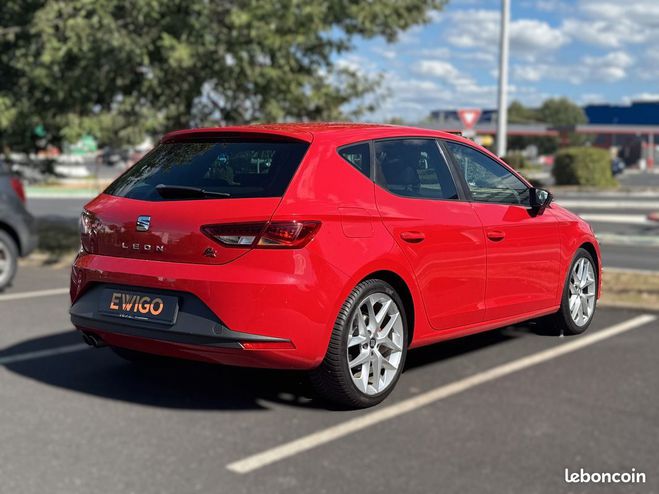 Seat Leon 1.8 TSI 180CH FR DSG BVA STAGE 1 ENTRETI Rouge de 2013