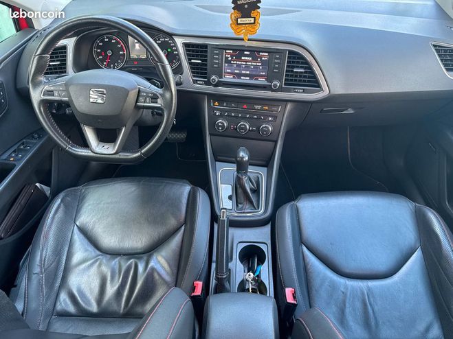 Seat Leon 1.8 TSI 180CH FR DSG BVA STAGE 1 ENTRETI Rouge de 2013