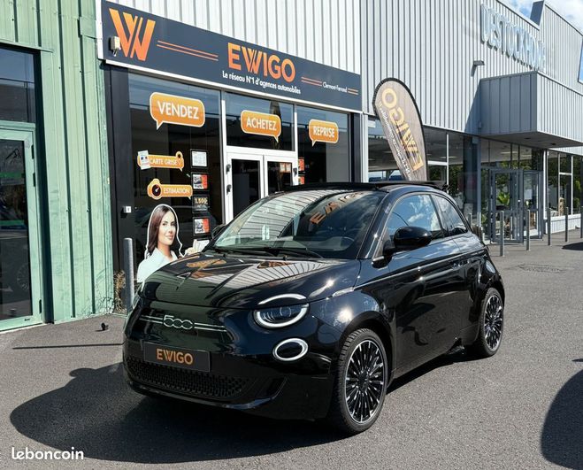 Cliquer pour voir la photo suivante Fiat 500 500e electric 120ch 42kwh autonomie 320k Noir de 2021