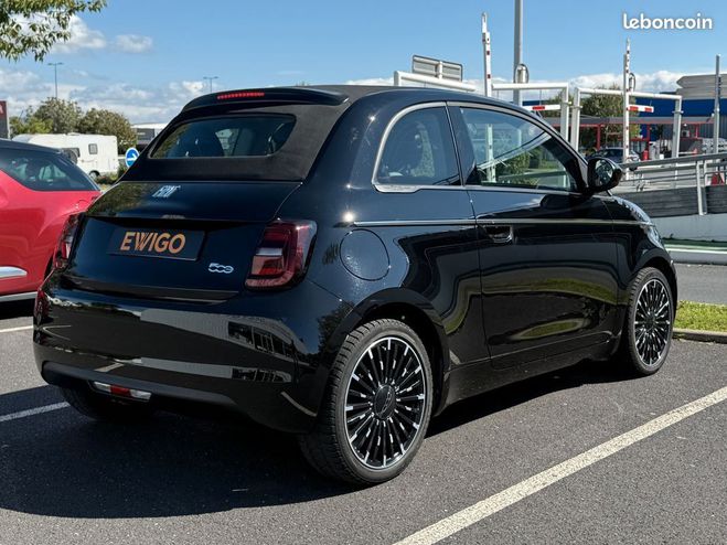 Fiat 500 500e electric 120ch 42kwh autonomie 320k Noir de 2021