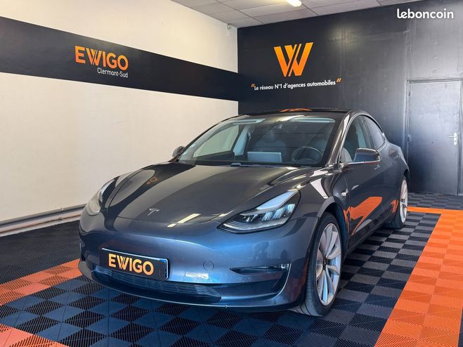 Tesla Model 3 model-3 electric 490ch long range 4wd du Gris de 2019