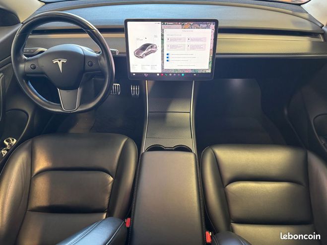 Tesla Model 3 model-3 electric 490ch long range 4wd du Gris de 2019