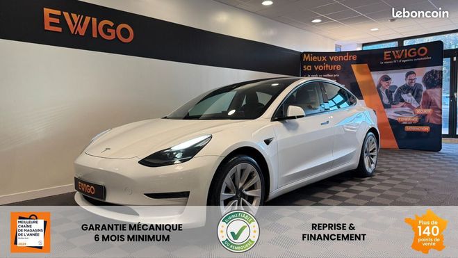 Tesla Model 3 model-3 electric 500 82kwh dual motors g Blanc de 2023
