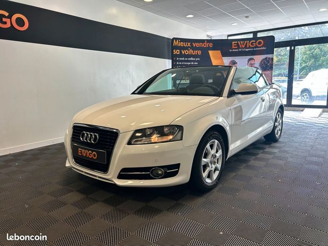 Audi A3 CABRIOLET 2.0 TDI 140ch AMBITION LUXE Blanc de 2010