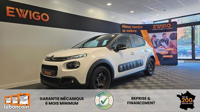 Cliquer pour voir la photo suivante Citroen C3 generation-iii 1.5 bluehdi 100 shine bus Blanc de 2019