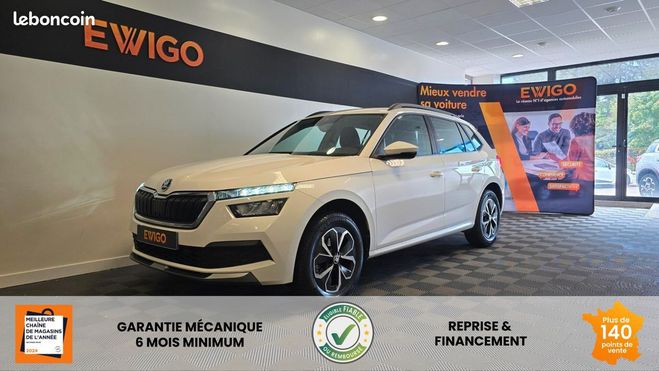 Cliquer pour voir la photo suivante Skoda Kamiq 1.0 TSI 110ch EVO AMBITION DSG BVA ATT Blanc de 2022