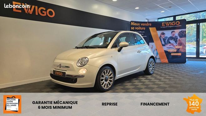 Cliquer pour voir la photo suivante Fiat 500 0.9 TWINAIR 85ch LOUNGE DUALOGIC BVA STA Blanc de 2012