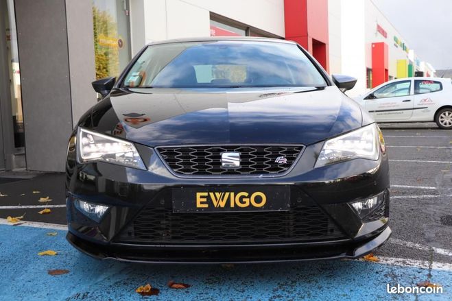 Seat Leon SC 2.0 TDI 150 FR BLACK AERO DSG BVA Noir de 2014