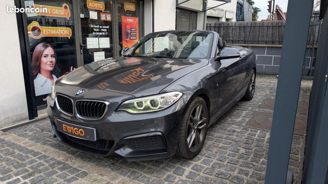 Cliquer pour voir la photo suivante BMW Serie 2 CABRIOLET 218i M SPORT 136 ch BVA 8 Gris de 2016