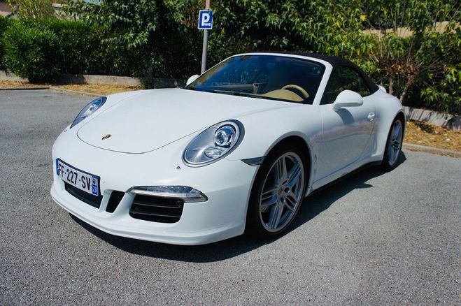 Porsche 911 (991) CABRIOLET 3.8 400 CH CARRERA 4S PD BLANC VERNI de 2013