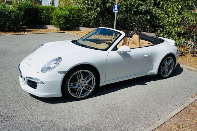 Porsche 911 (991) CABRIOLET 3.8 400 CH CARRERA 4S PD BLANC VERNI de 2013