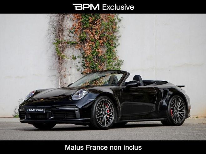 Porsche 911 Cabriolet 3.7 580ch Turbo PDK Noir Intense Mtallis de 2023