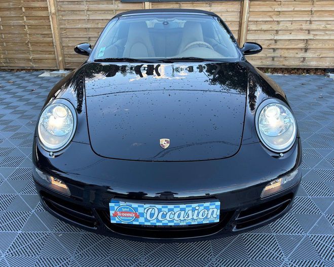 Porsche 911 (997) Carrera Cabriolet 3.6i 325ch FLAT6 Noir Mtallis de 2008
