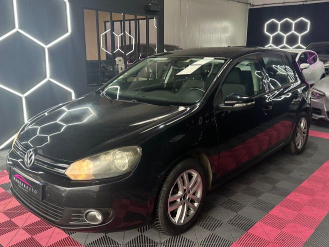Volkswagen Golf 6 Confortline 140 ch 2.0 TDI ~ Climatisa Noir de 2012