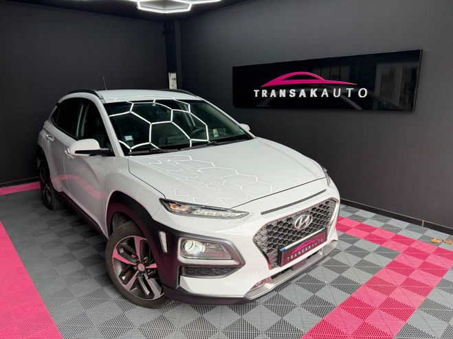 Cliquer pour voir la photo suivante Hyundai Kona 1.0 T-GDi 120 cv Executive / SUIVI ENTRE Blanc de 2018