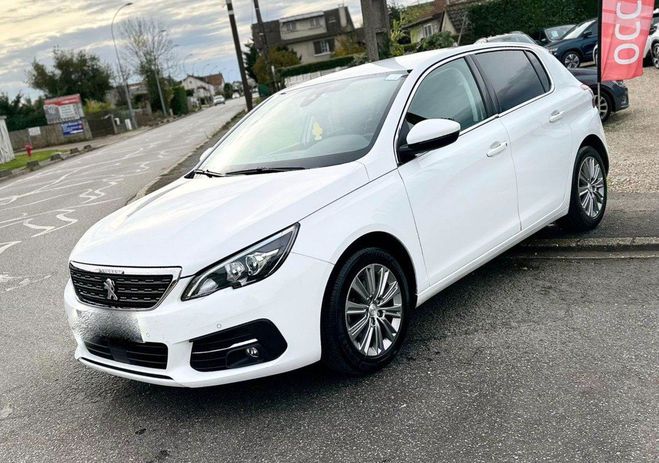 Cliquer pour voir la photo suivante Peugeot 308 Allure Pack 1.2 Pt 130CV BVA8 8334HT ENT Blanc Métallisé de 2020