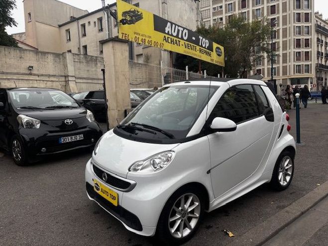 Cliquer pour voir la photo suivante Smart Fortwo Cabriolet ELECTRIQUE SOFTOUCH BLANC de 2015