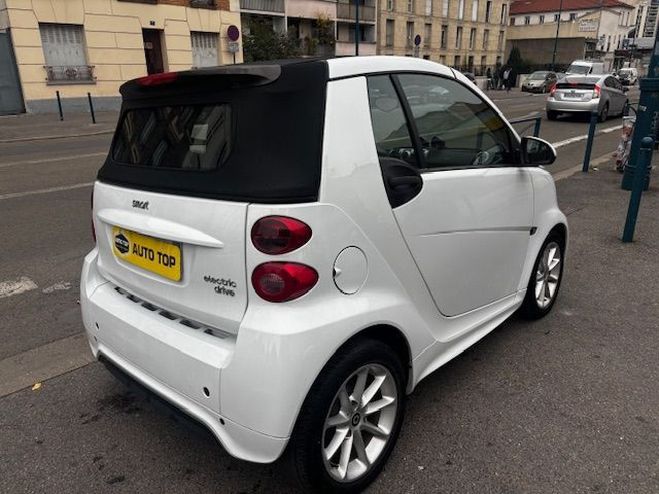 Smart Fortwo Cabriolet ELECTRIQUE SOFTOUCH BLANC de 2015