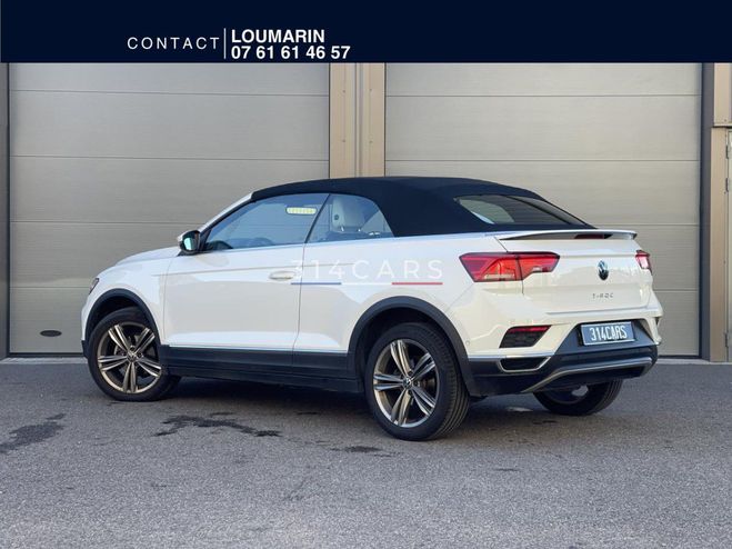 Volkswagen T Roc 1.5 TSI Evo - 150 - BV DSG 7 CABRIOLET S BLANC de 2021